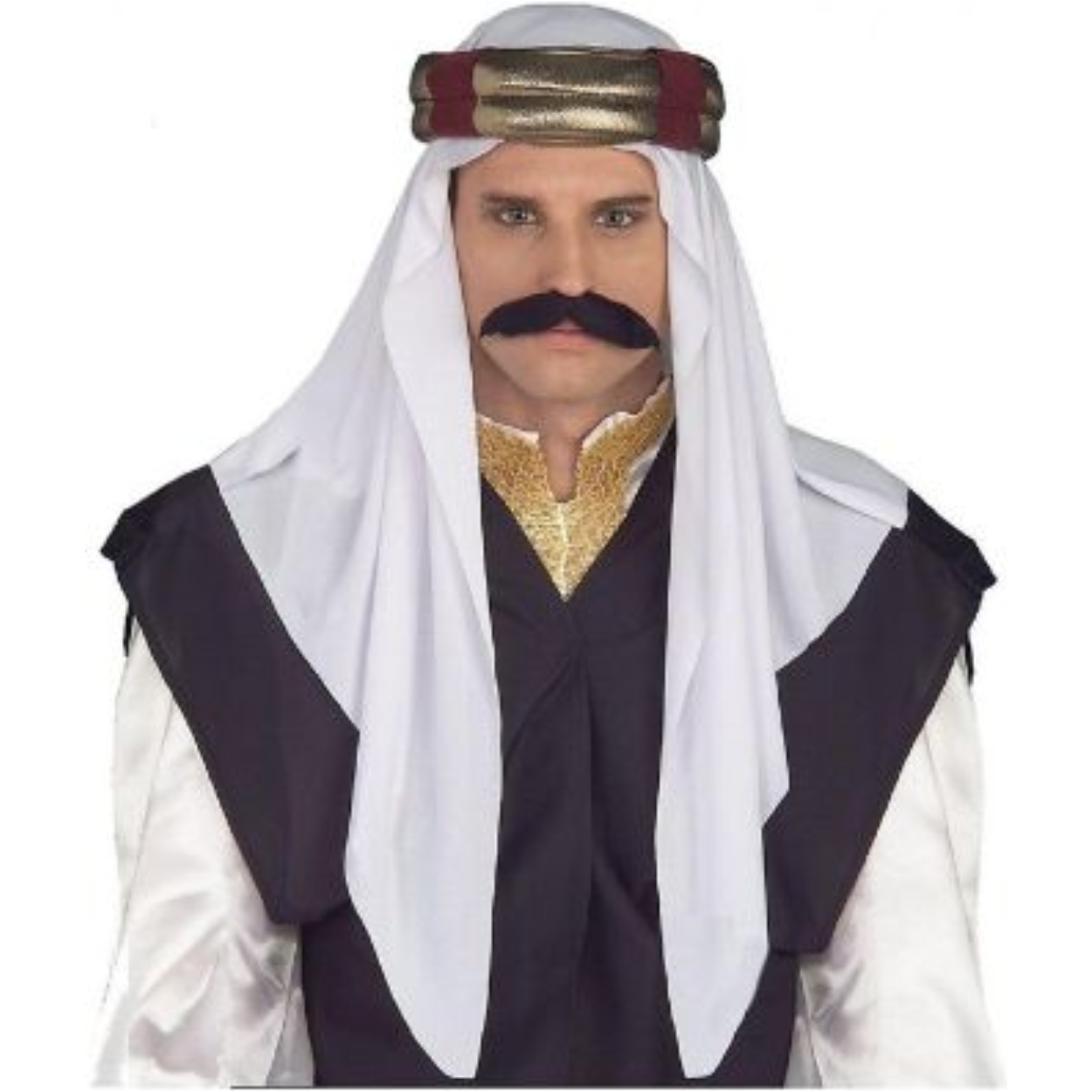 Arabian Desert Prince Hat Headpiece Costume Party Fancy Dress Arabic