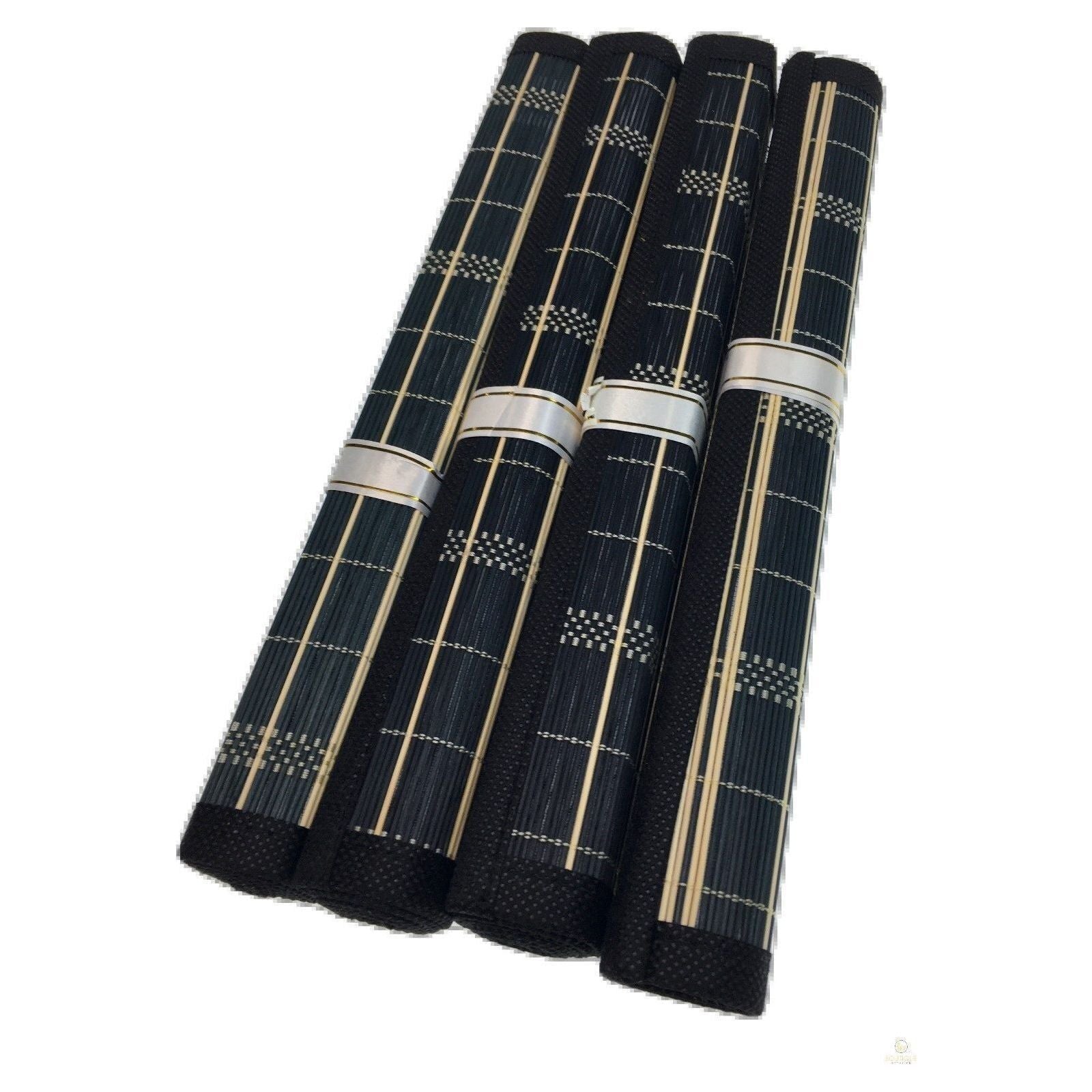 Set of 4 BAMBOO PLACEMATS Dinner Table Decor Party Natural Party 45x30cm BULK
