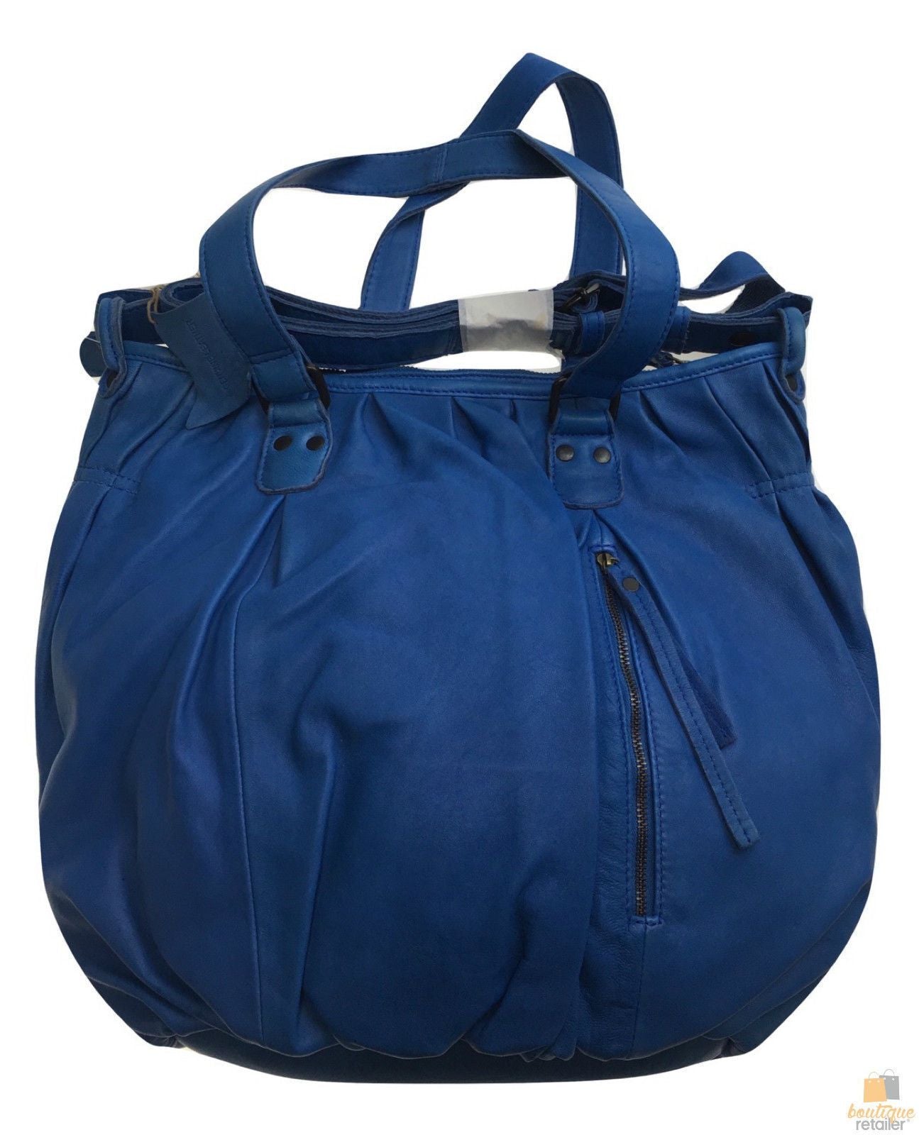 Premium Womens Leather Shoulder Bag Messenger Satchel Handbag Purse ITWB02 - Blue