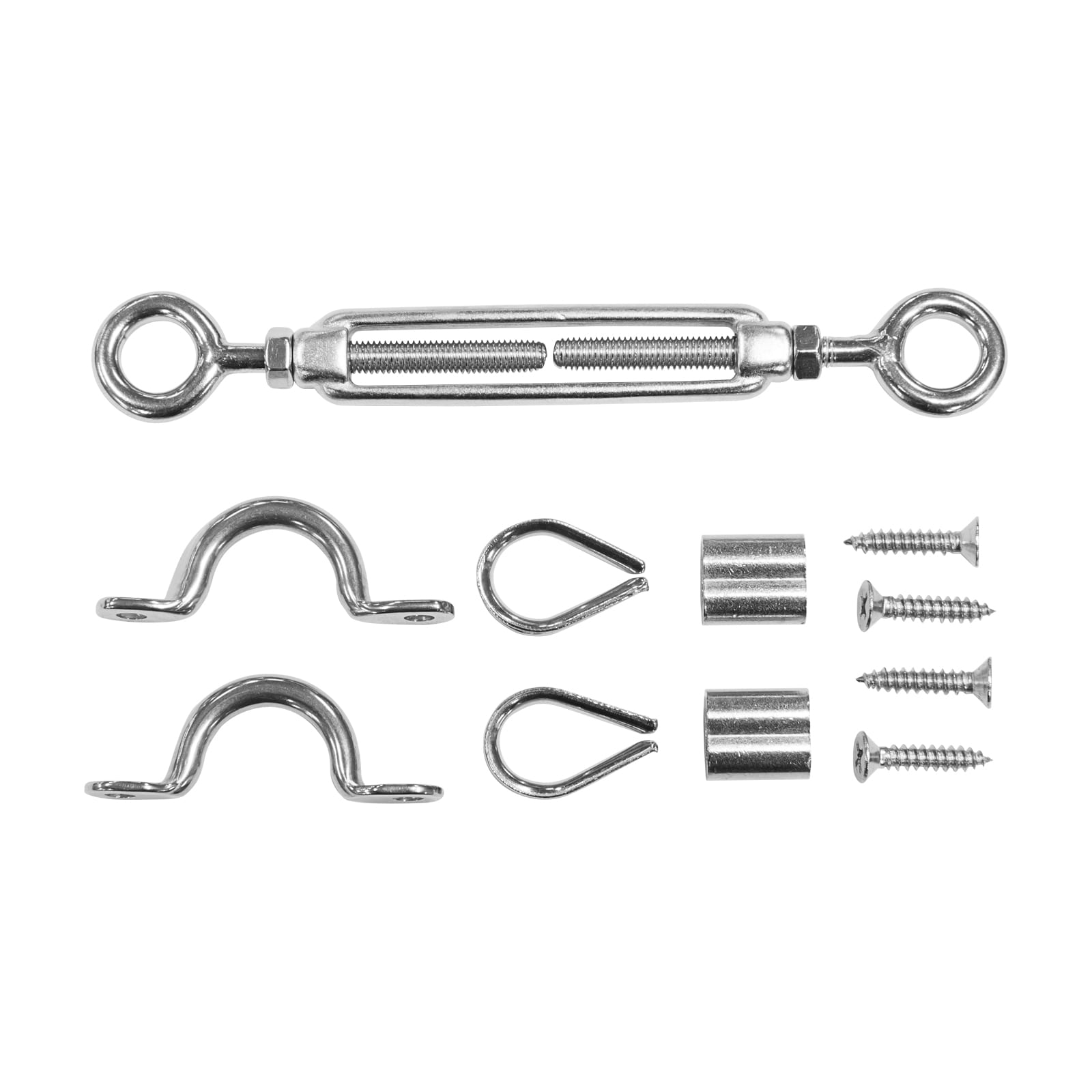 Pinnacle Hardware 316 Marine Grade Stainless Steel Eye/Eye Turnbuckle Balustrading Kit CHS032