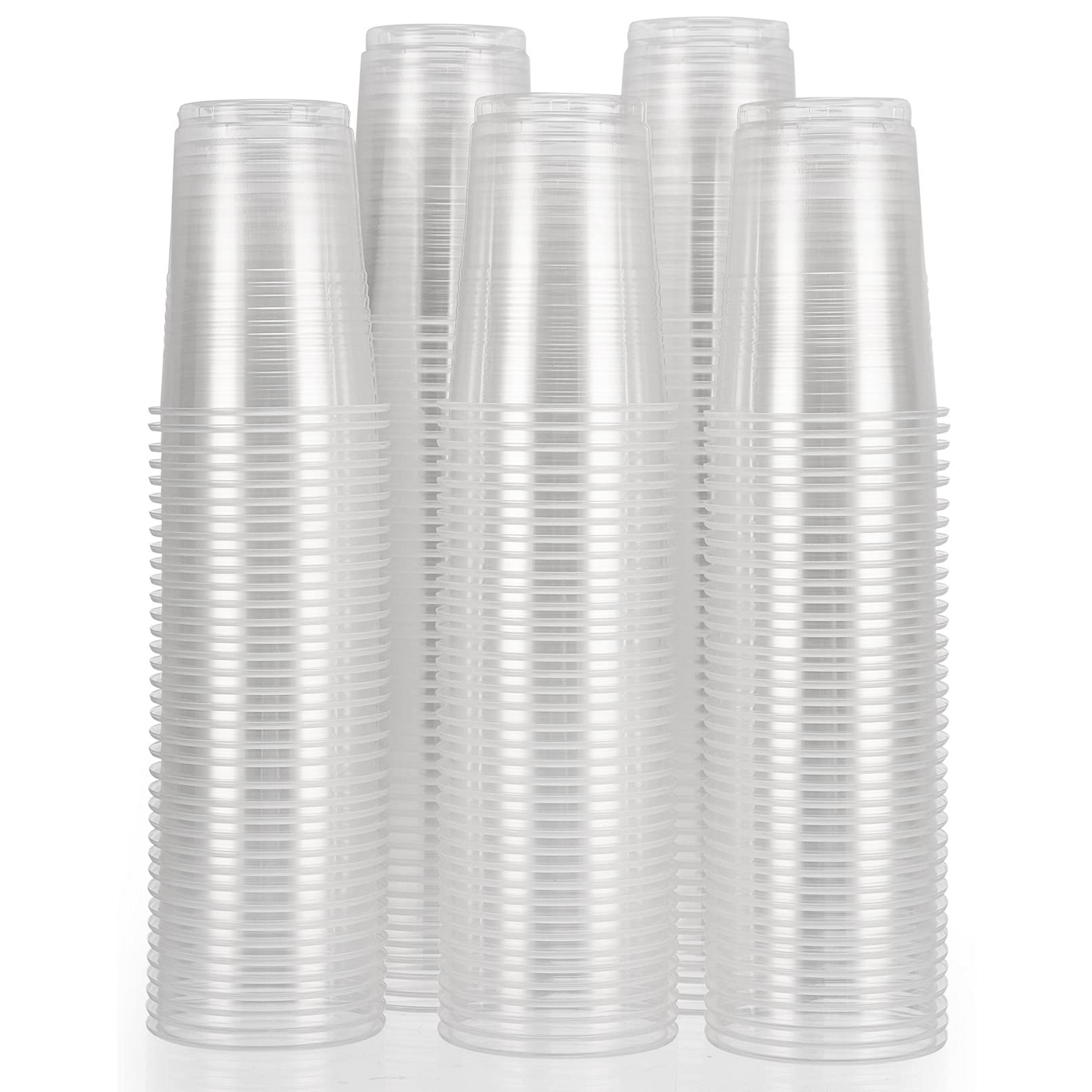 2400x 6oz (180ml) Premium Plastic Clear Cups Extra Strong PET BPA Free