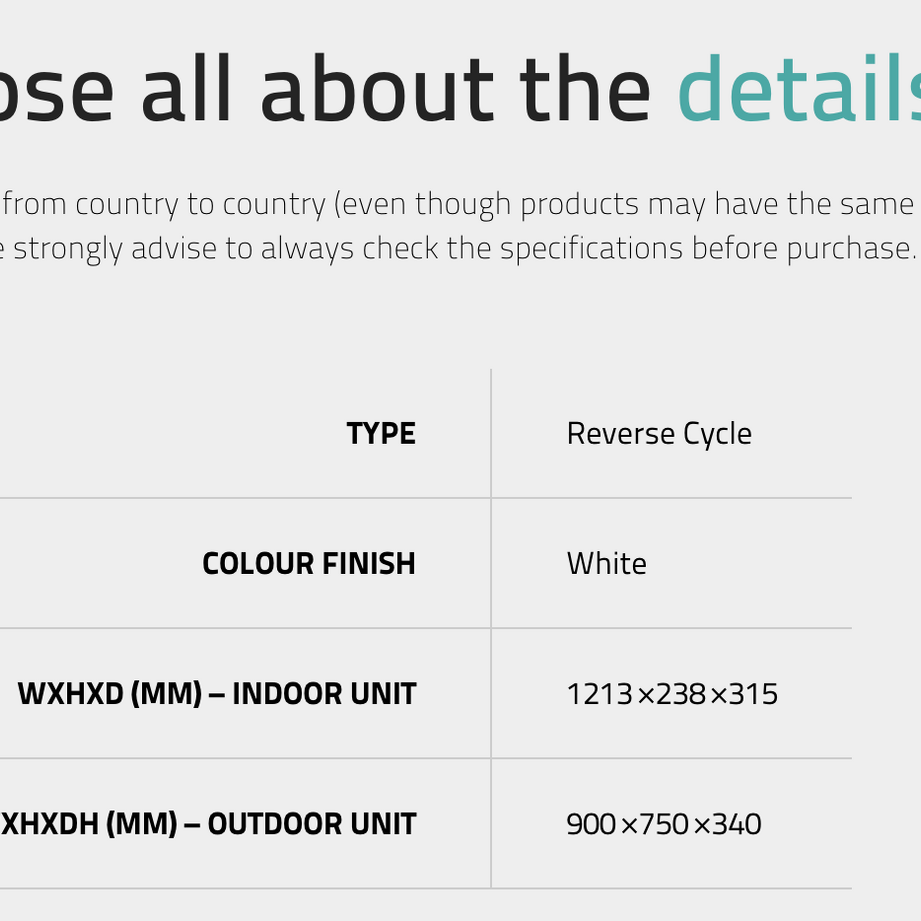 Hisense 8.0 KW V Series Reverse Cycle Air Conditioner Inverter AC (Indoor & Outdoor Unit)