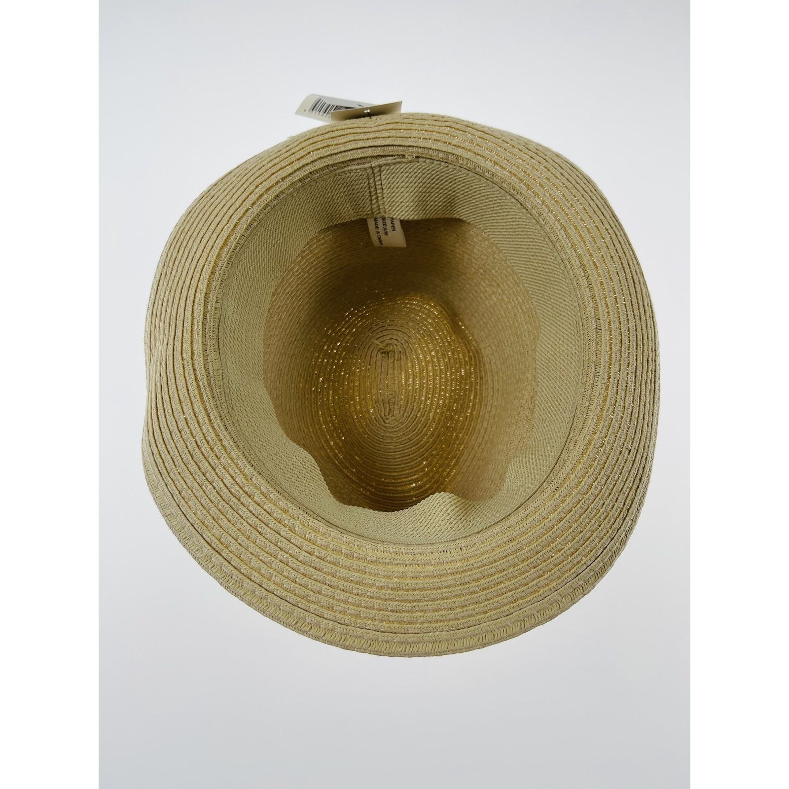 Dents Mens Straw Hat Toyo Trilby Fedora Summer Sun Stingy Brim - Natural/Brown - S/M