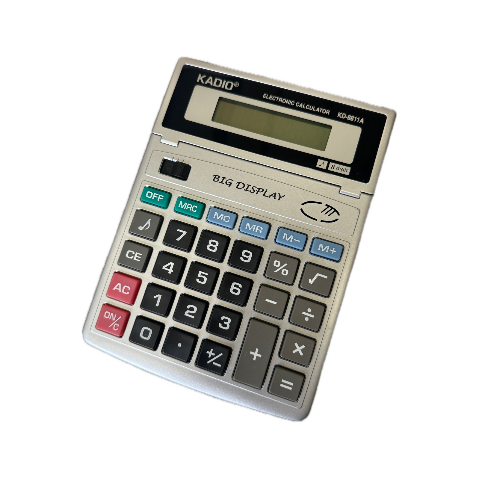 Desktop Electronic Calculator Basic 8-Digit Dual Power LCD Display for Office Business