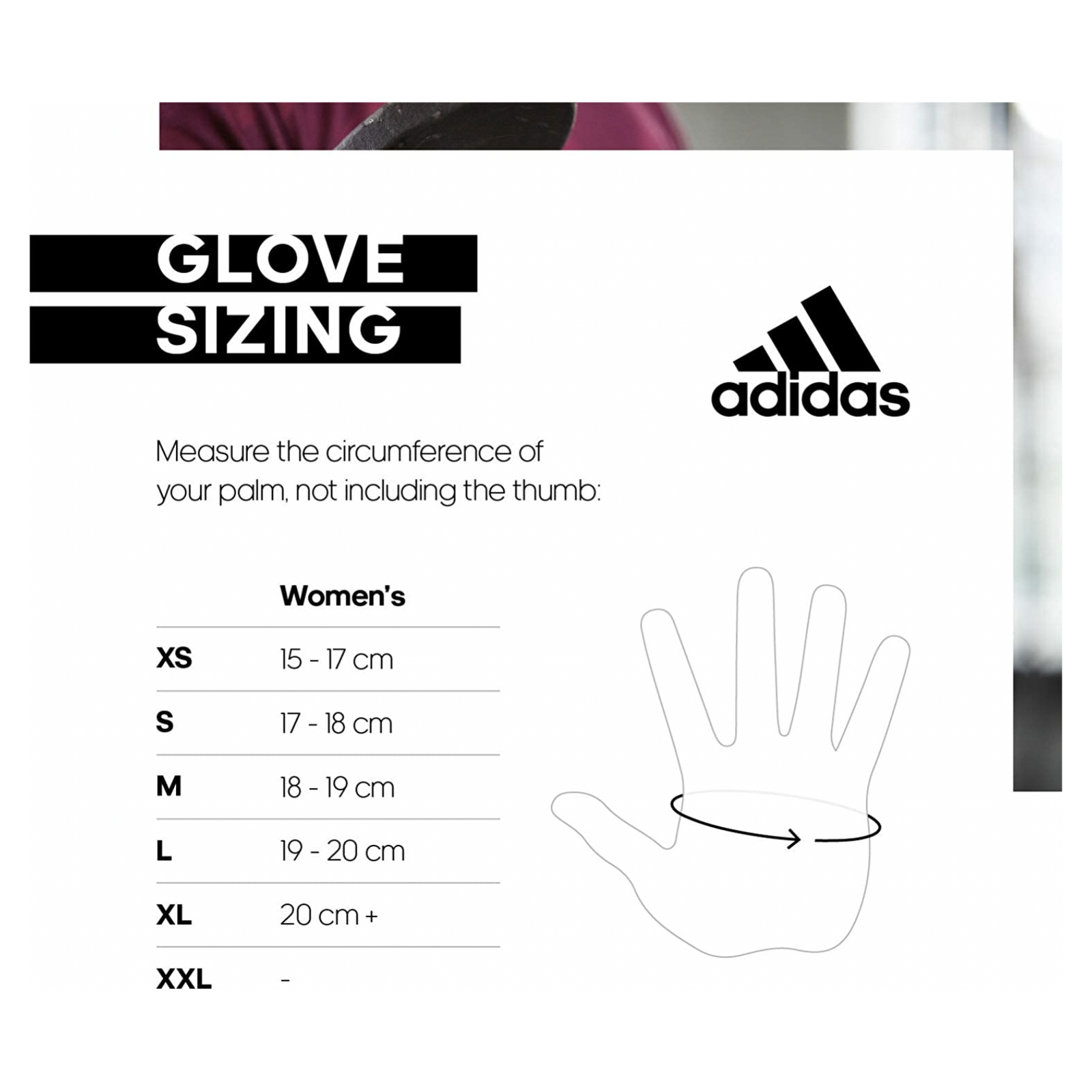 Adidas Climalite Womens Gym Gloves Essential Weight Grip Sports Training - Extra Large