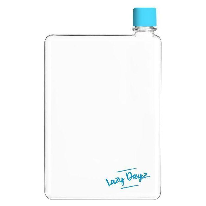 Flat A5 Book Pad Kettle Water Bottle Memo Bottle Portable Paper Drinks Cup 380ml