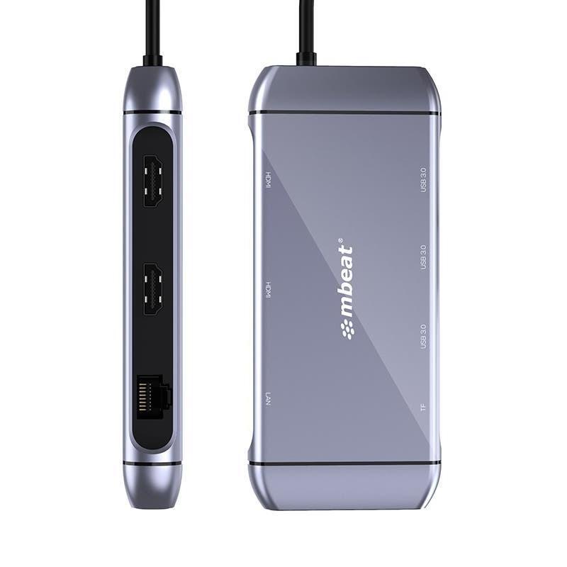 mBeat Elite X11 Dual Hdmi Mst 9-In-1 Usb-C Docking Station