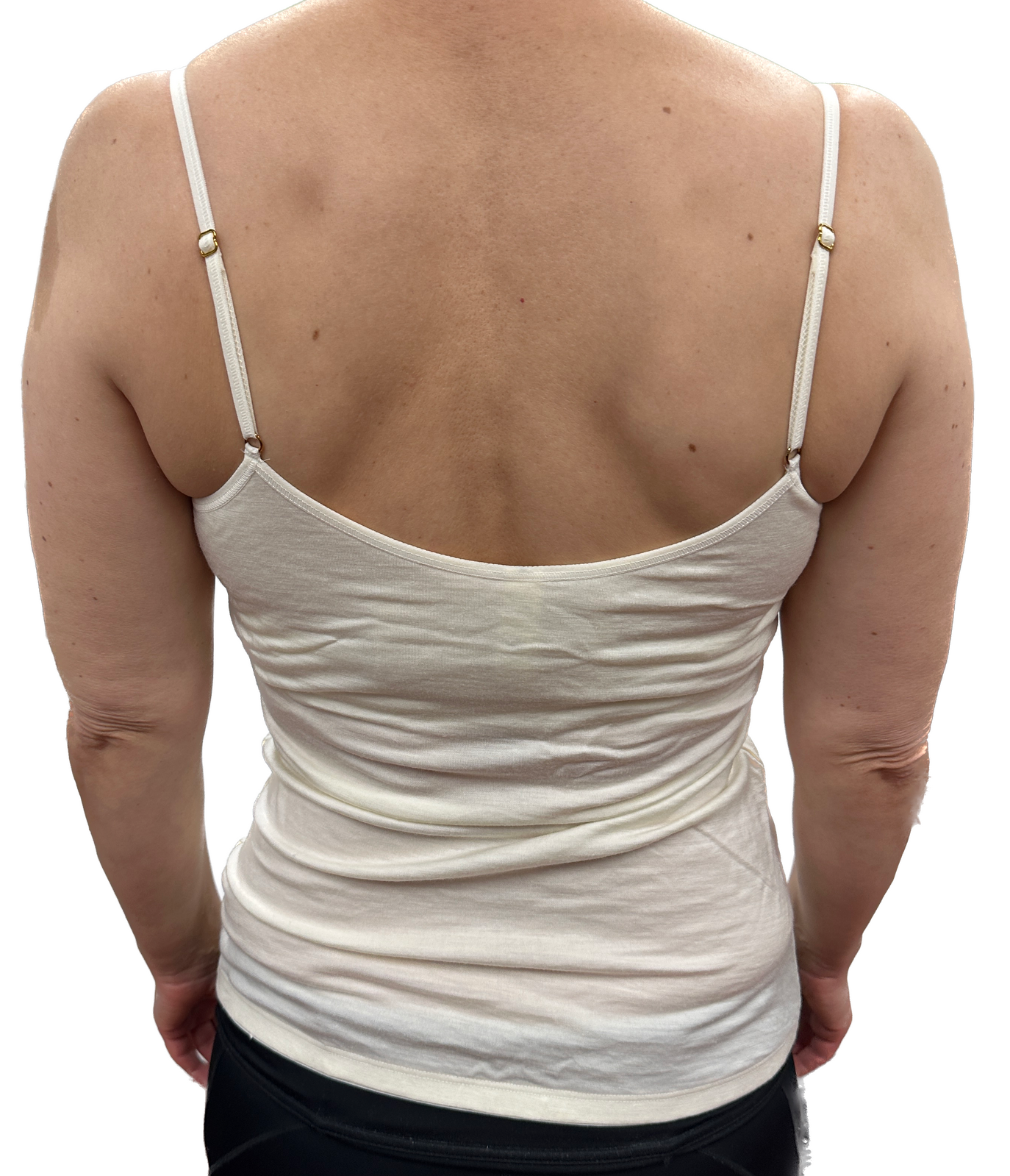 MERINO SKINS Womens Essential Camisole Wool Thermal Top Thermals Cami - Natural
