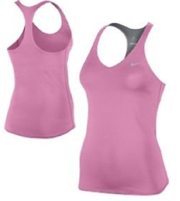 NIKE Womens Advantage Solid Dri Fit Tennis Tank Top Performance 604679