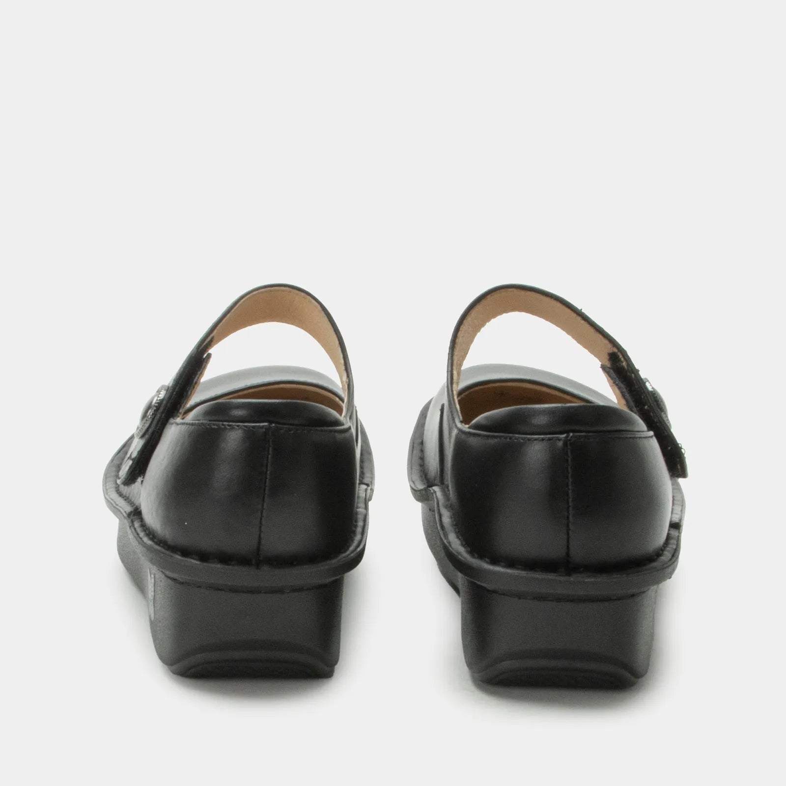 ALEGRIA Paloma Nursing Shoes Slip On Womens Work Working Hospitality - Black Nappa