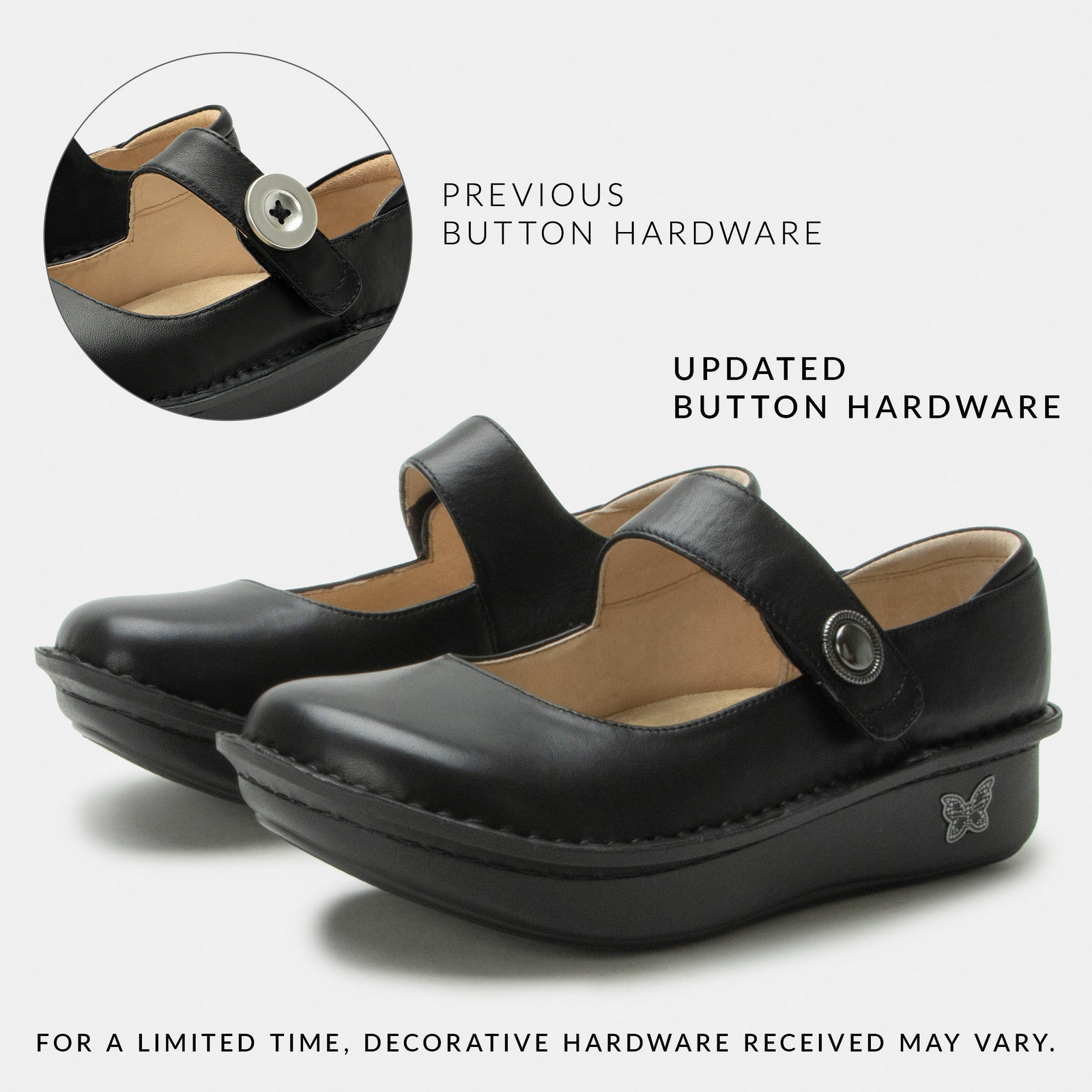 ALEGRIA Paloma Nursing Shoes Slip On Womens Work Working Hospitality - Black Nappa