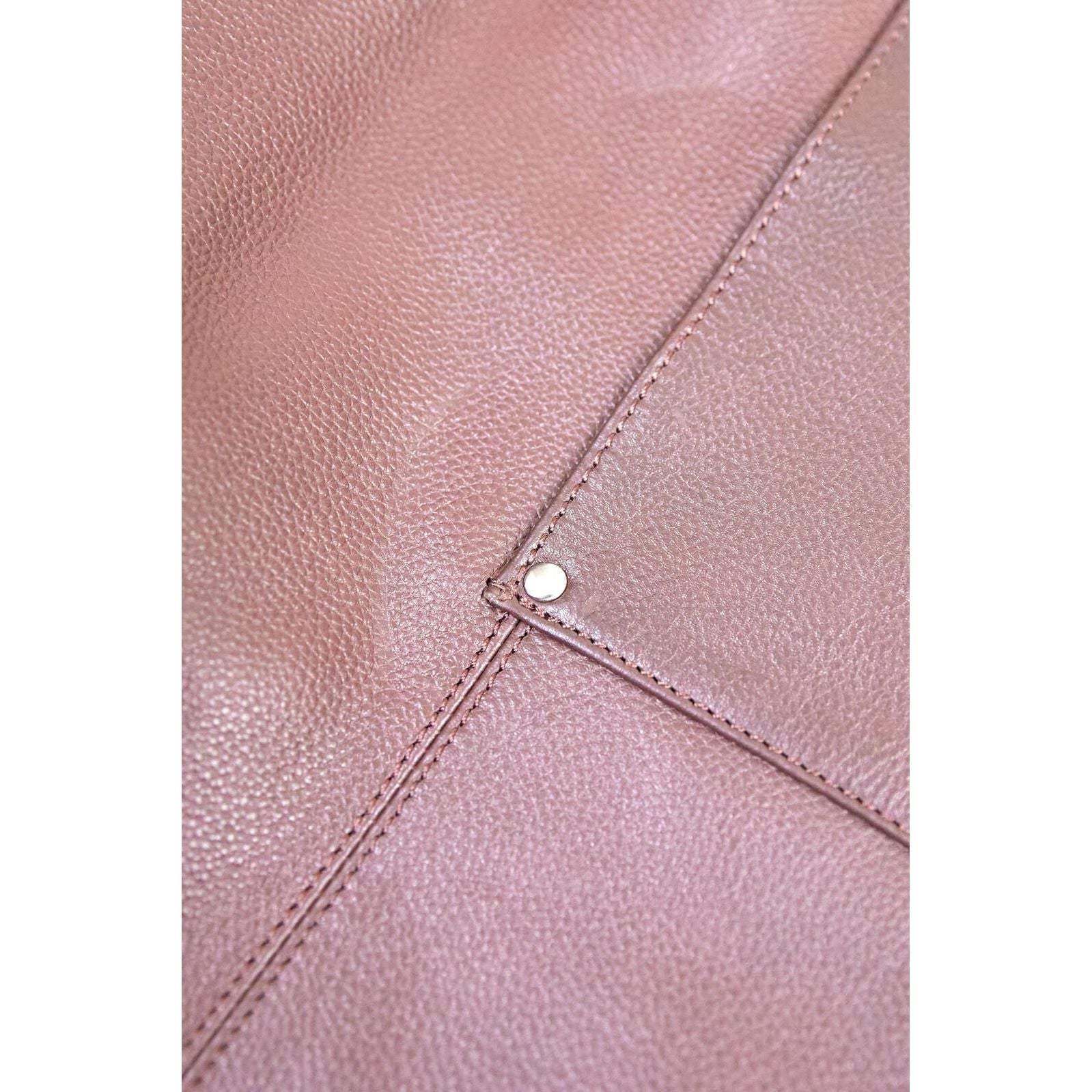 Pierre Cardin Professional Leather Apron Butcher Woodwork Hairdressing Barber Chef - Brown