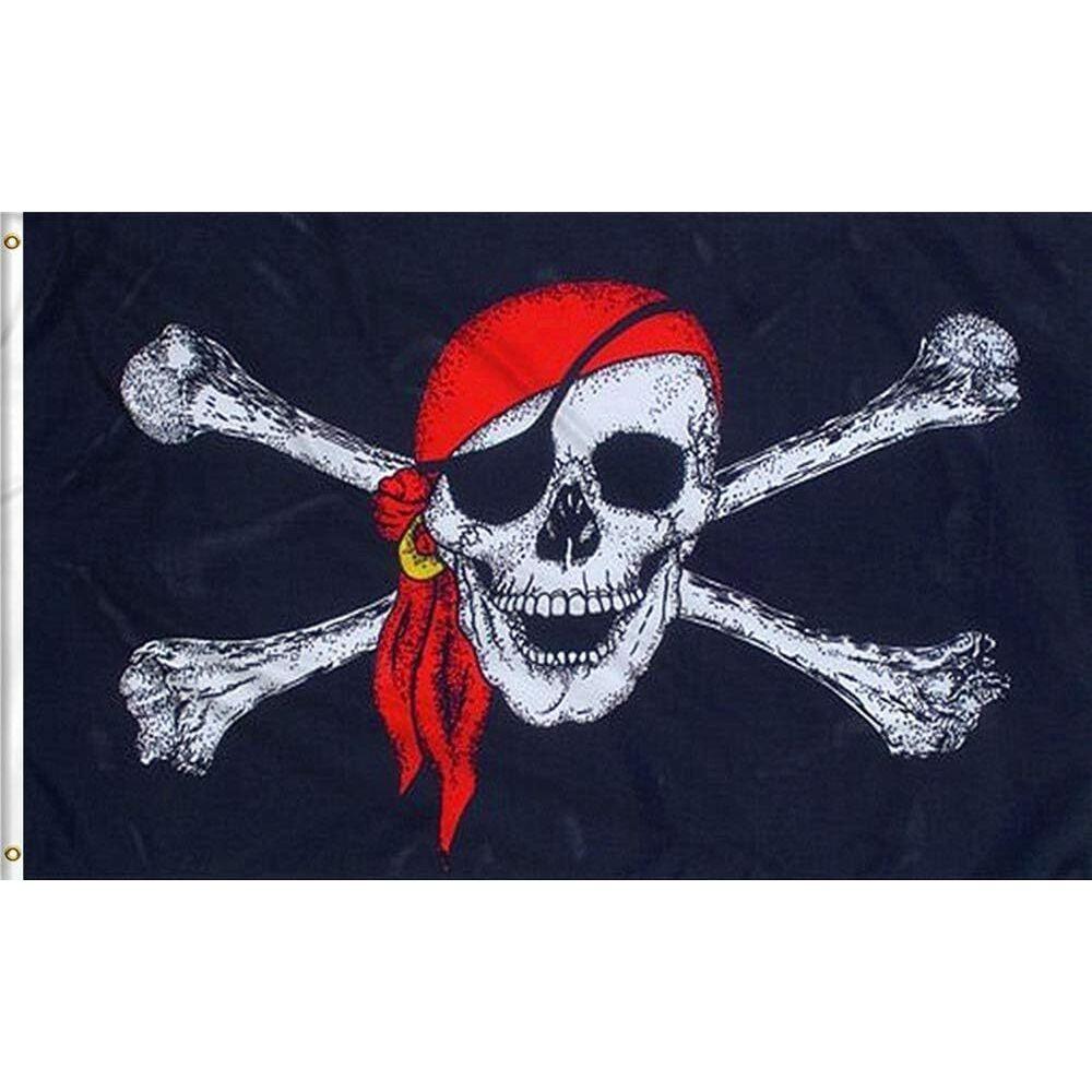 PIRATE FLAG Skull Party Pirates Skull & Crossbones Large 150 x 90 Jolly Roger