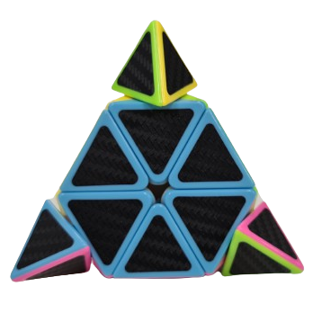 Educational Toys Pyraminx Triangle Cube Pyramid Brain Teaser Puzzle Cube