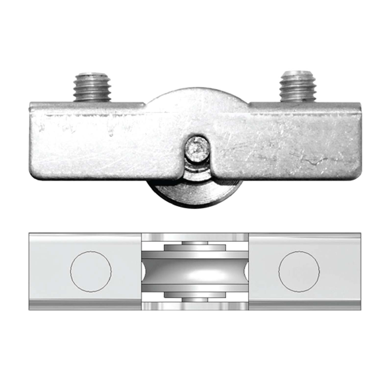 Rolltrak Stainless Steel Window Carriage & Roller R5280 (1 Pack of 2)