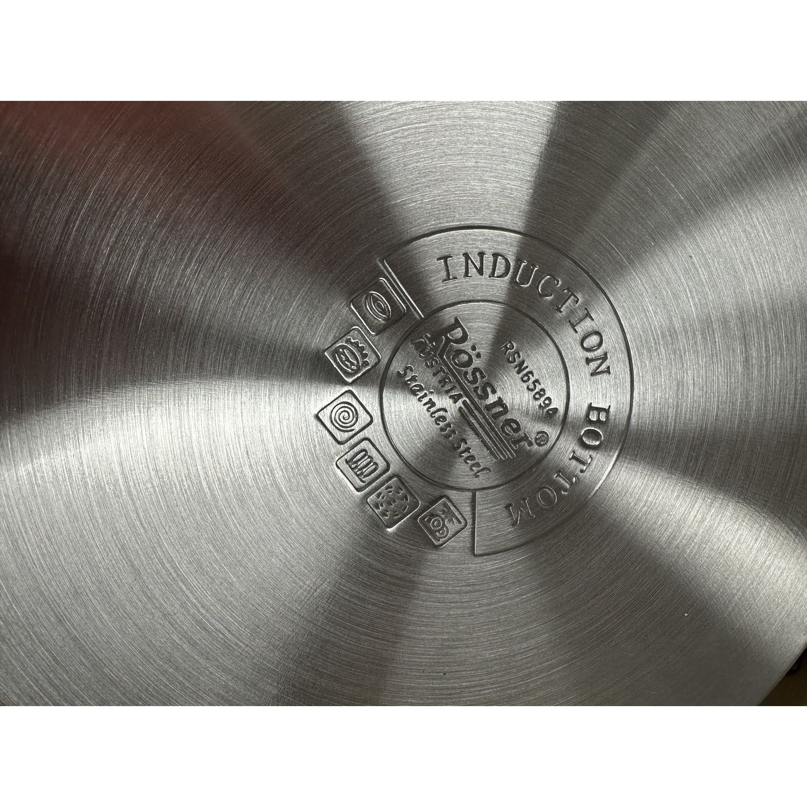 Rossner Stainless Steel Induction Cookware Set Casserole Stockpot - 3 Pots with Lids