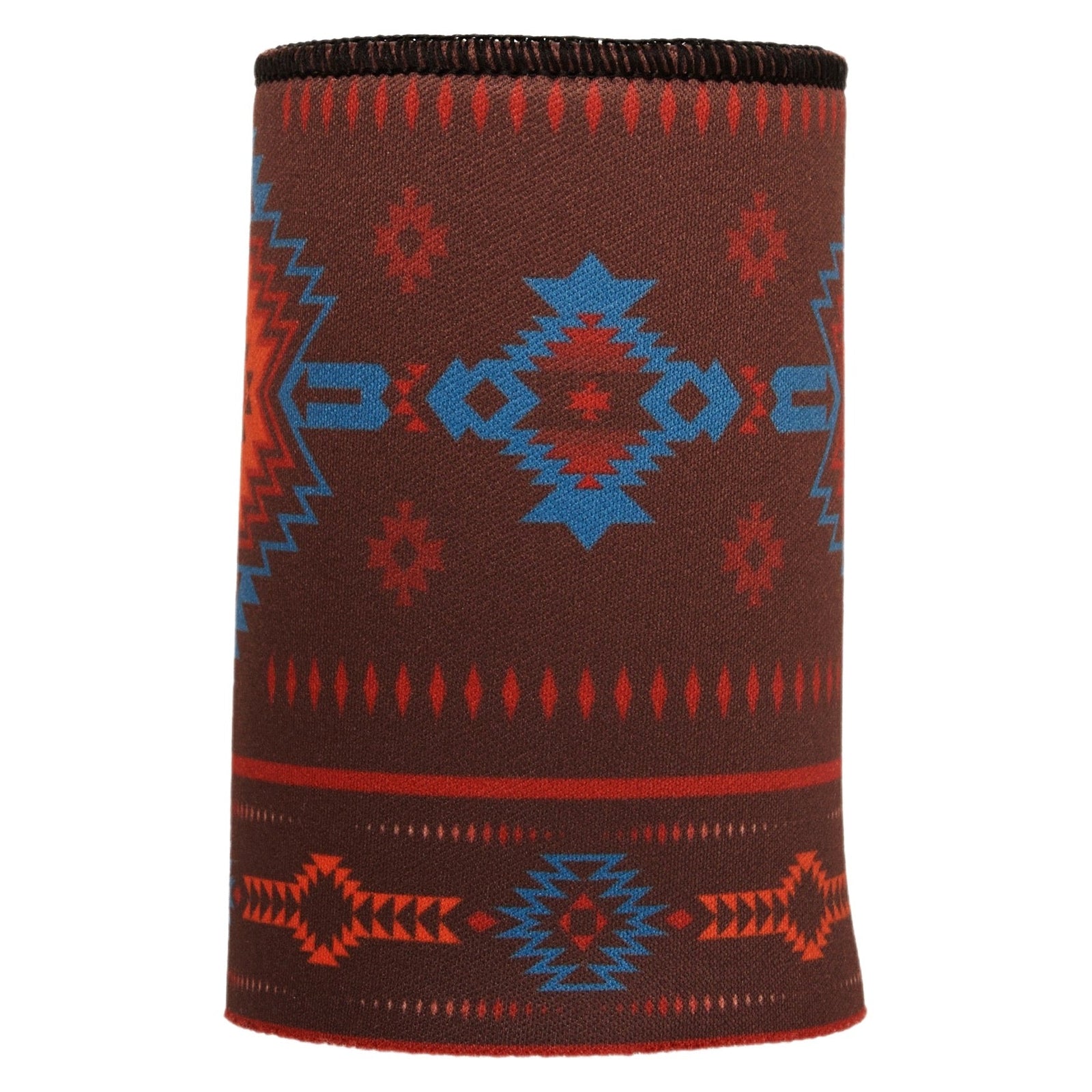 Brown Navajo Rug Stubby Cooler - Standard