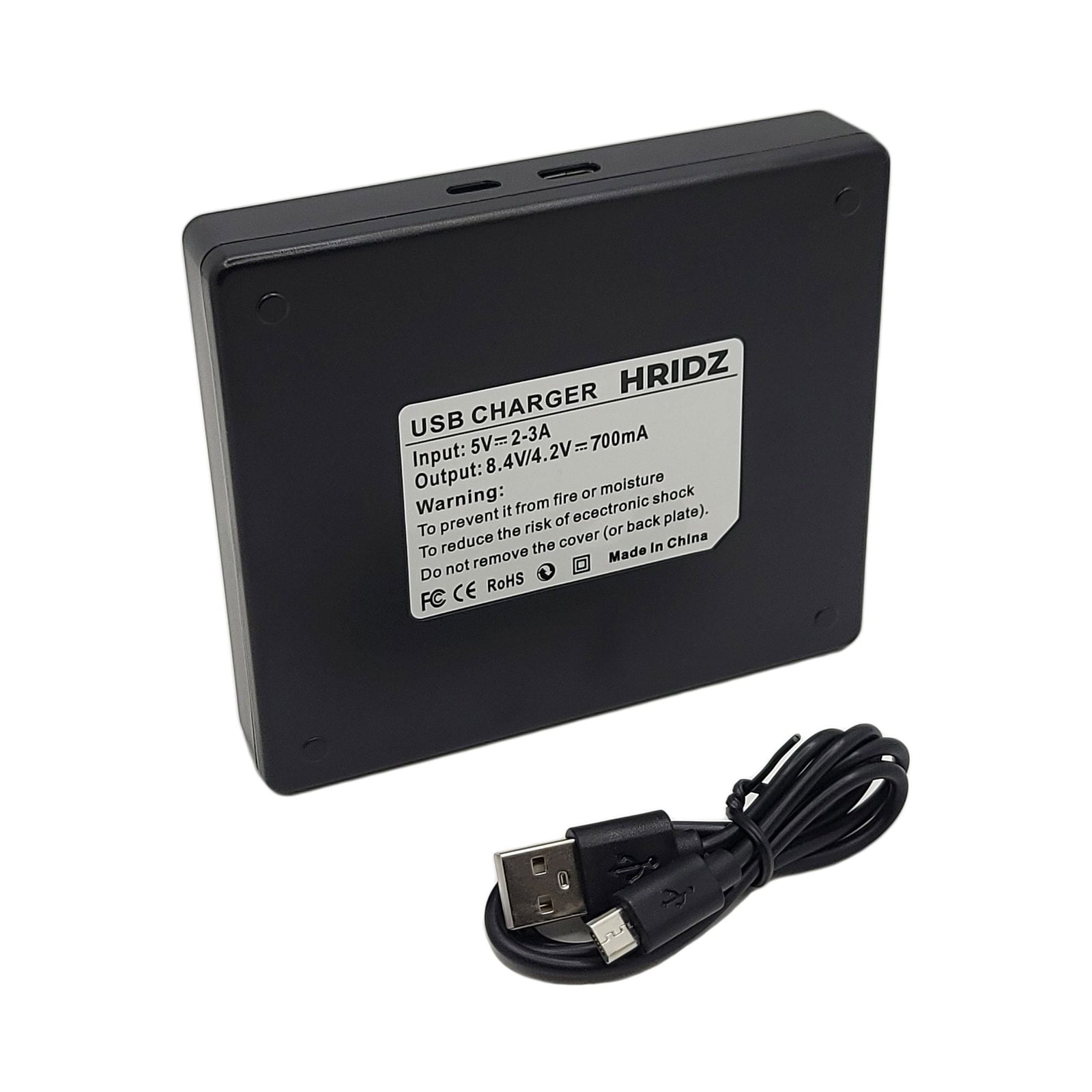 Hridz NB-4L Dual Charger For Canon NB-4LH IXUS 100 80 IS, 75 70 65 60