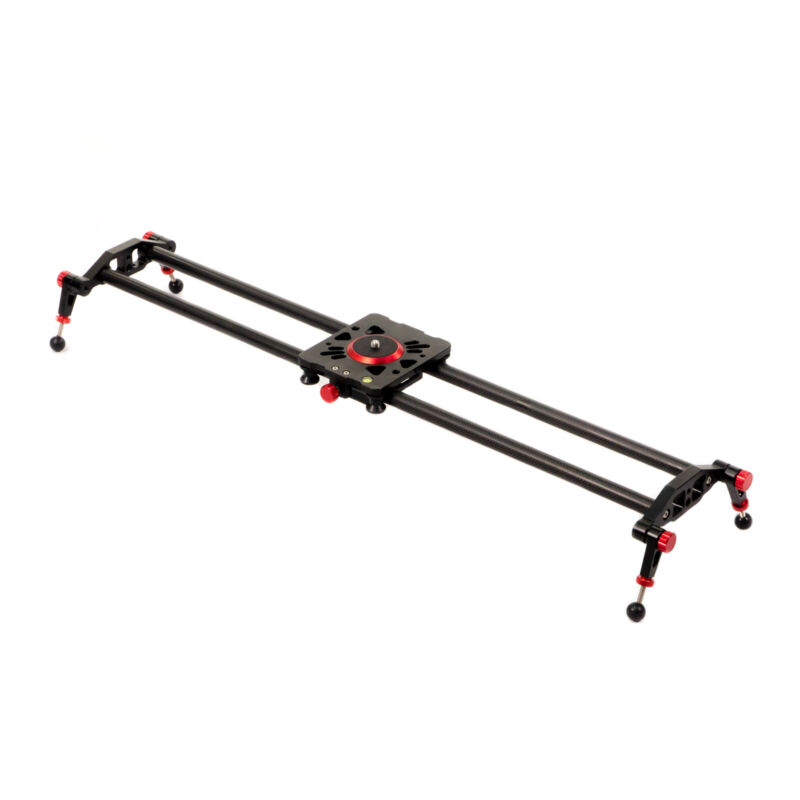 HRIDZ 80cm Professional Carbon Fiber Camera Slider Dolly Track for DSLR Video