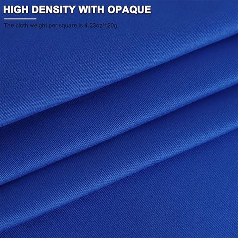 2Mx3M Blue Hridz Muslin Backdrops for Photography