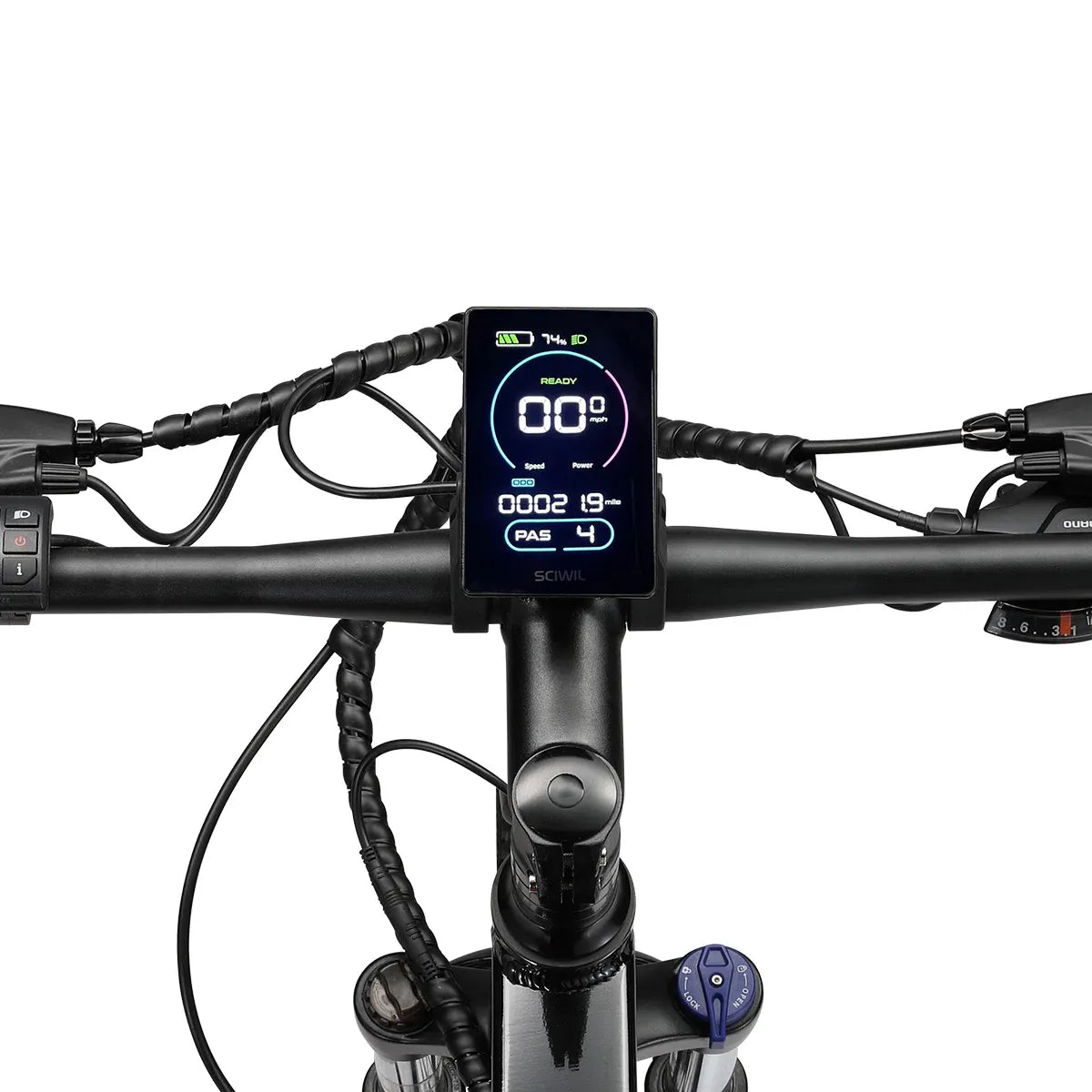 Progear E-Rover Electric Folding MTB 26" - Gloss Black