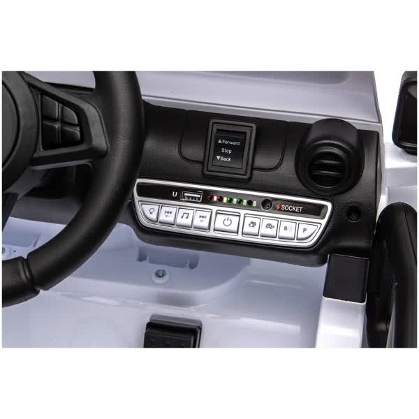 12V Kids Electric Ride On Jeep – White
