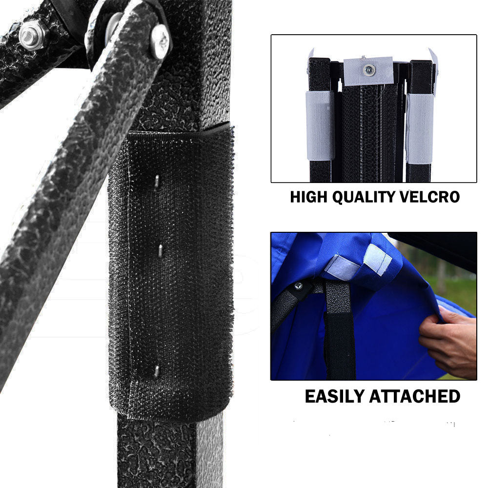 3x3m Pop Up Gazebo Outdoor Tent Folding Marquee Party Camping Market Canopy - blue