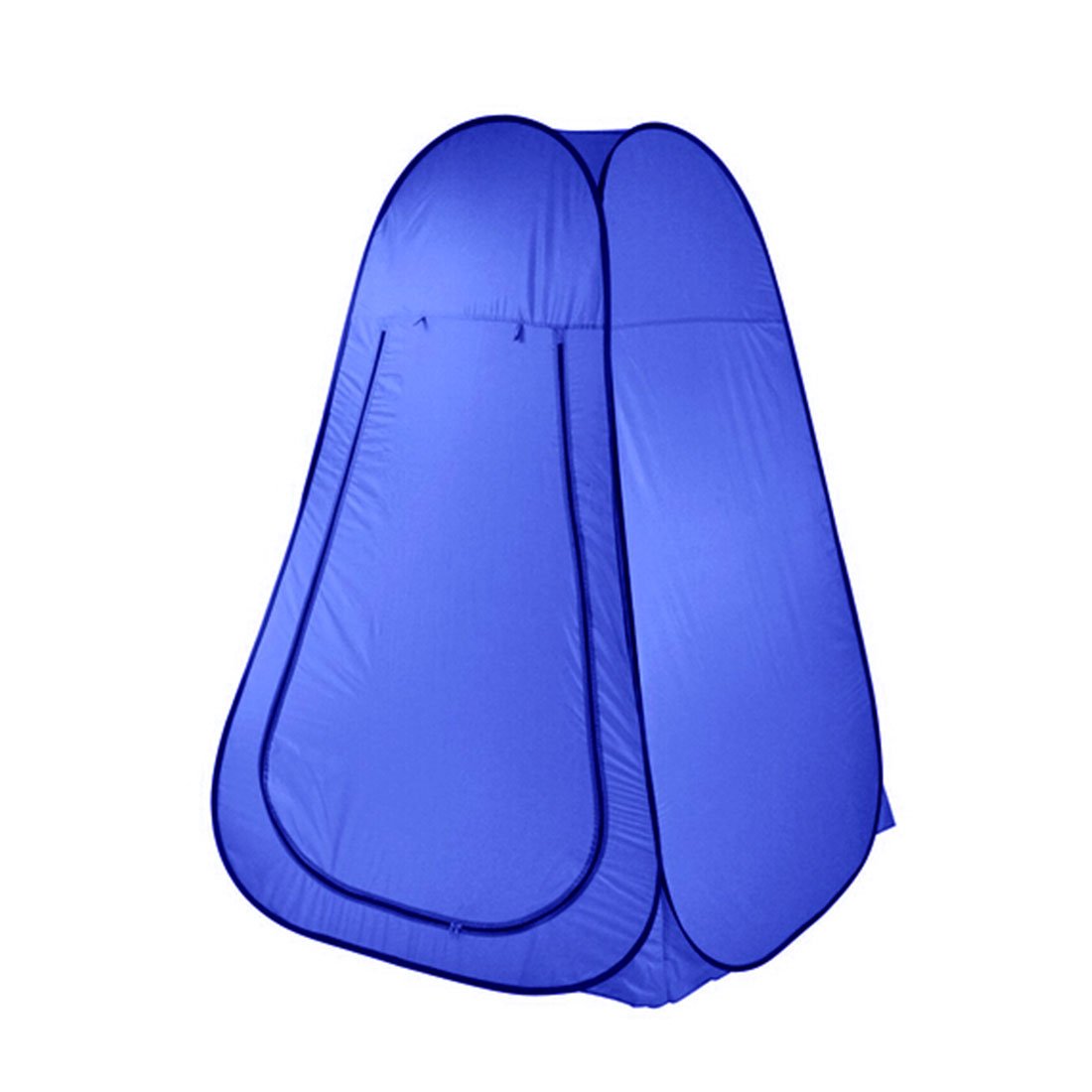 Pop Up Portable Privacy Shower room Tent &20L Outdoor Camping Water Bag Camp Set - blue
