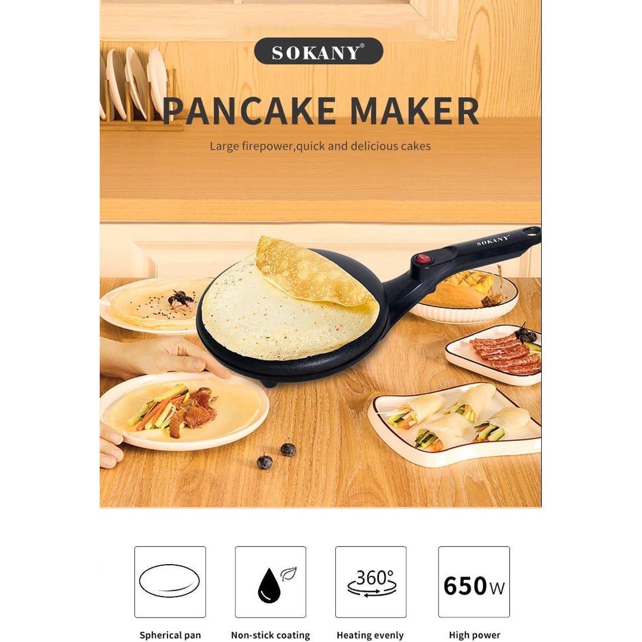 Electric Crepe Maker Frying Griddle Non Stick Pancake maker Baking Pan