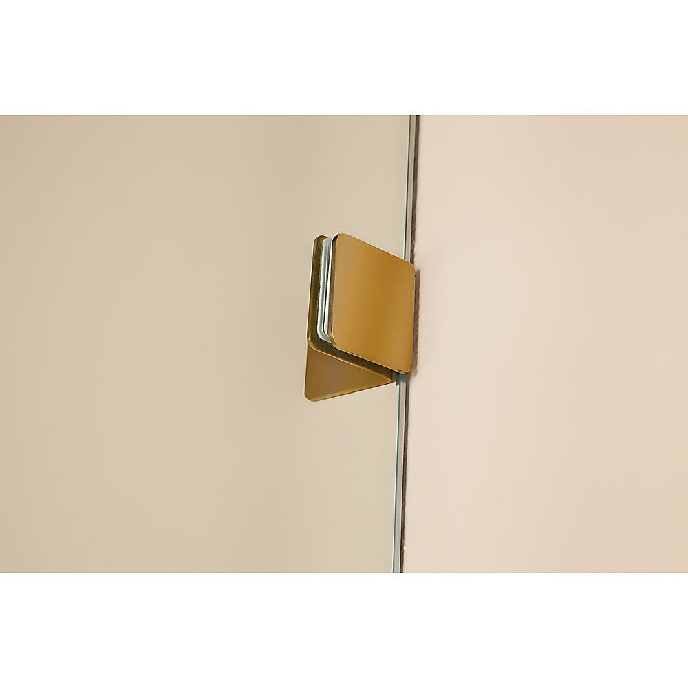 1000 x 1000mm Frameless 10mm Glass Shower Screen By Della Francesca