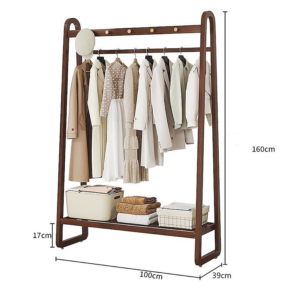 160x100cm Clothes Rack Slim Stylish Space Saving