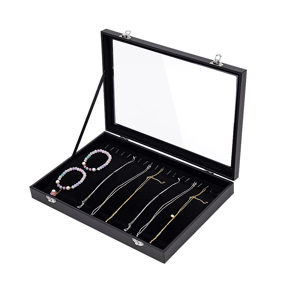 Jewellery Display Box Case for Rings Bracelets Necklaces Retail