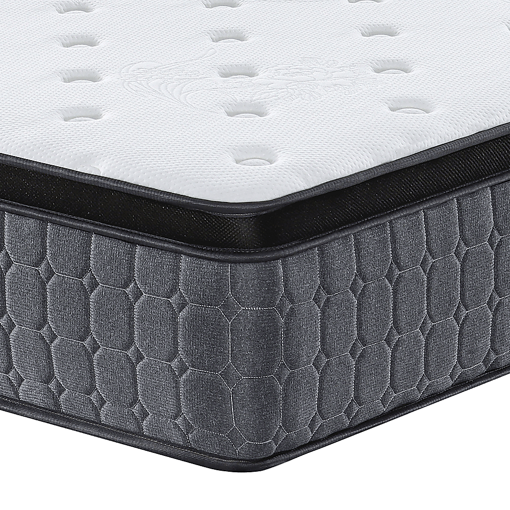 Mattress King Euro Top Pocket Spring Motion Isolation CertiPUR-US Certified