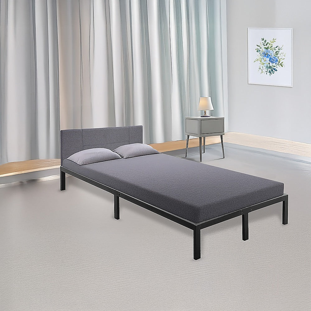 King Single Full Metal Bed Frame Base – Sturdy Steel Bed Base for Australian Mattress