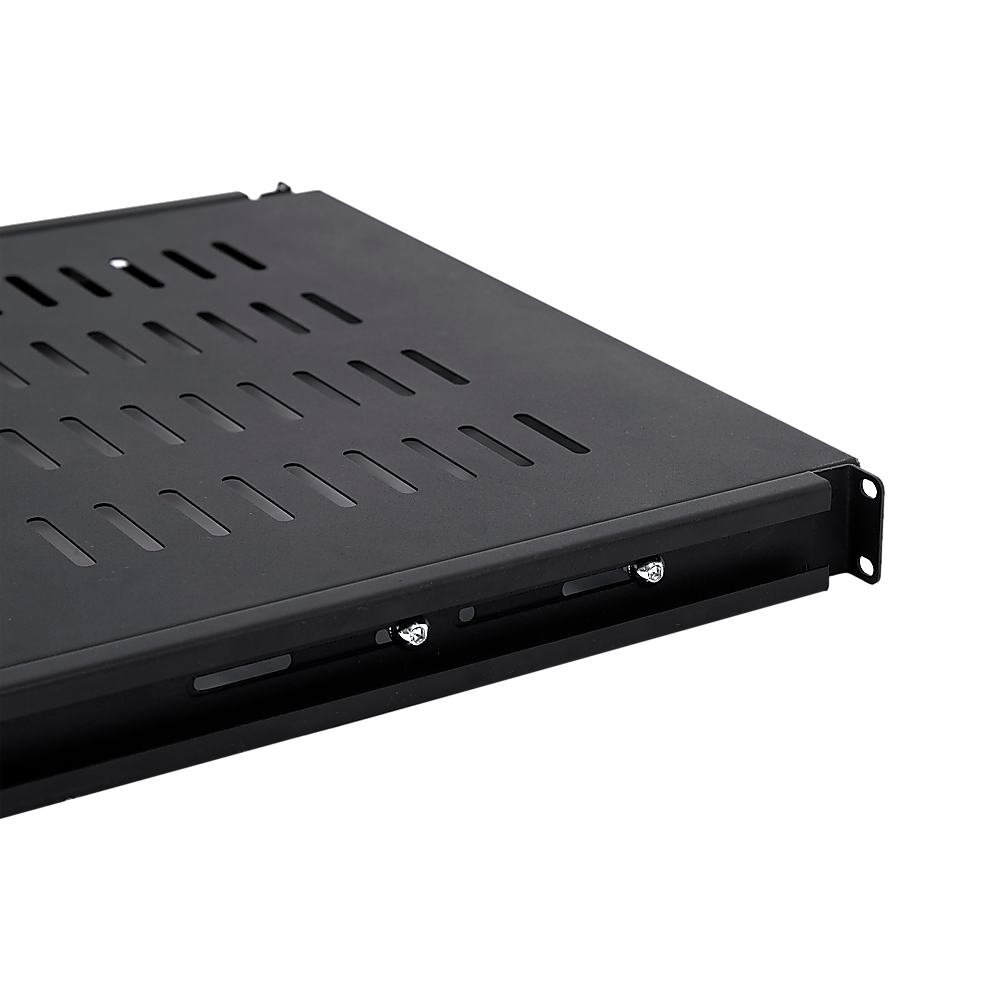 1U 1RU Sliding Shelf 26" Inch Deep Vented for 19" Rack System Server Cabinet