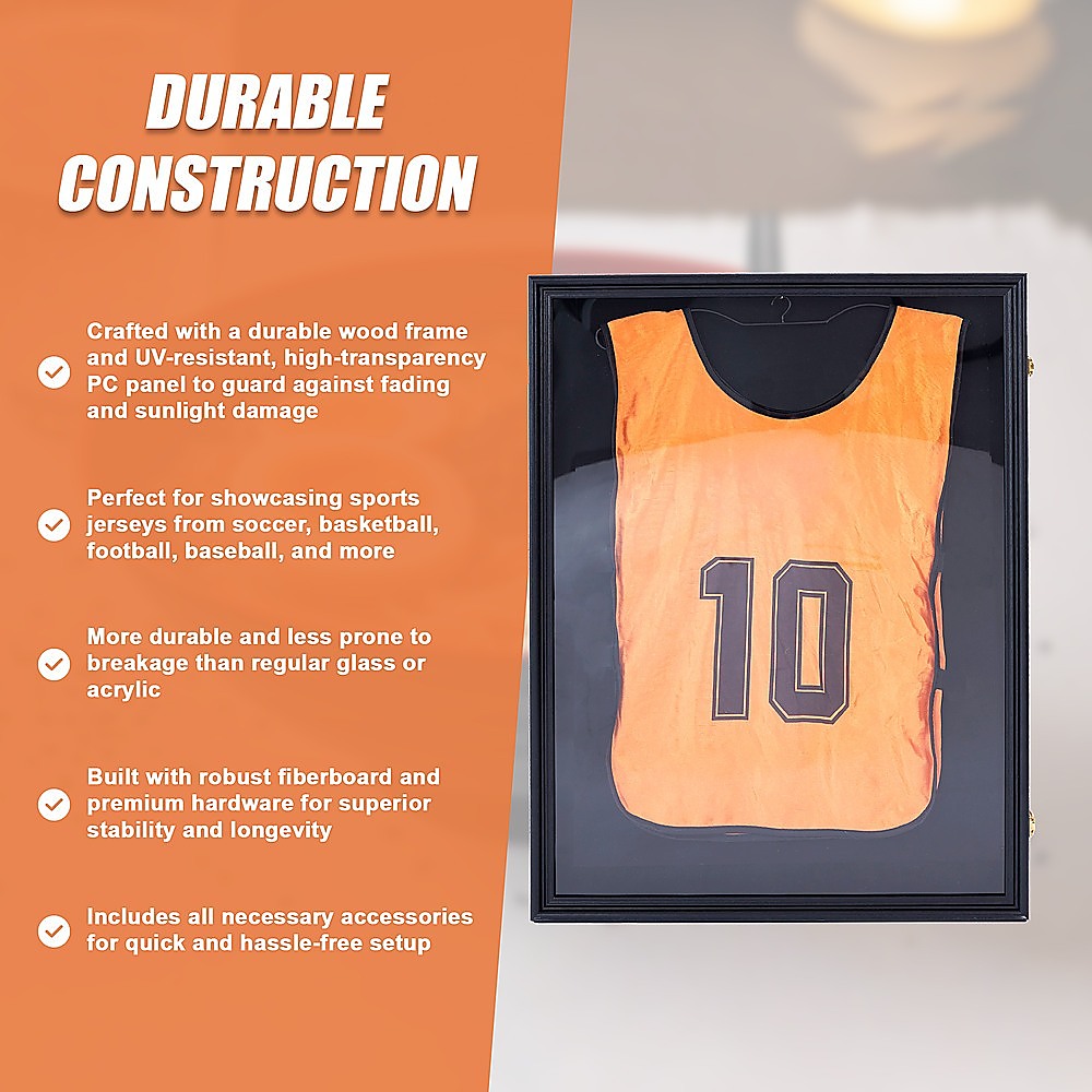 Jersey Display Frame Case 590 x 790 x 40mm Lockable JBox