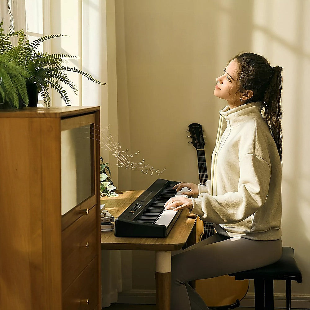 Folding Digital Piano 88 Key Velocity-Sensitive + Carry Case Pedal