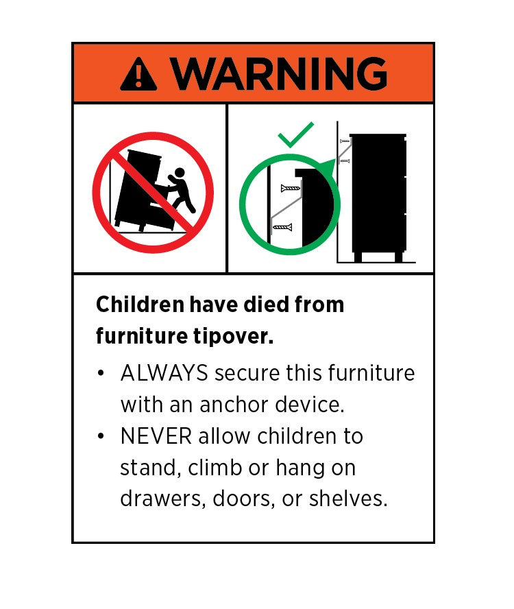 4 Door Wardrobe in White Gloss – Hanging Rail, Shelves & Black Handles