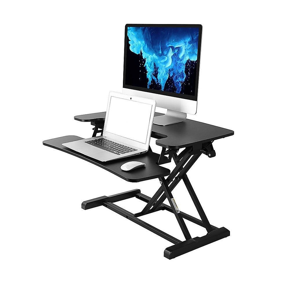 Ergonomic Standing Desk Converter – Height Adjustable Sit Stand Workstation