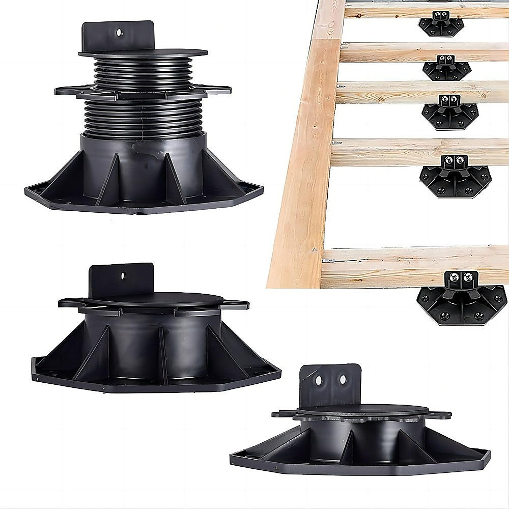 12 Pack Adjustable Deck Support Pedestals – Deck Foundation Bases
