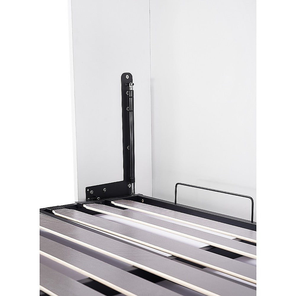 Queen DIY Wall Bed Hardware Kit with Silver handle – Frame & Mechanism for Custom Build