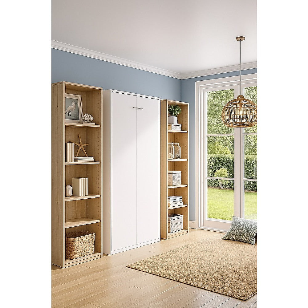 DIY Space Saving Queen Wall Bed Cabinet – Murphy Bed Kit with Steel Frame & Hardware