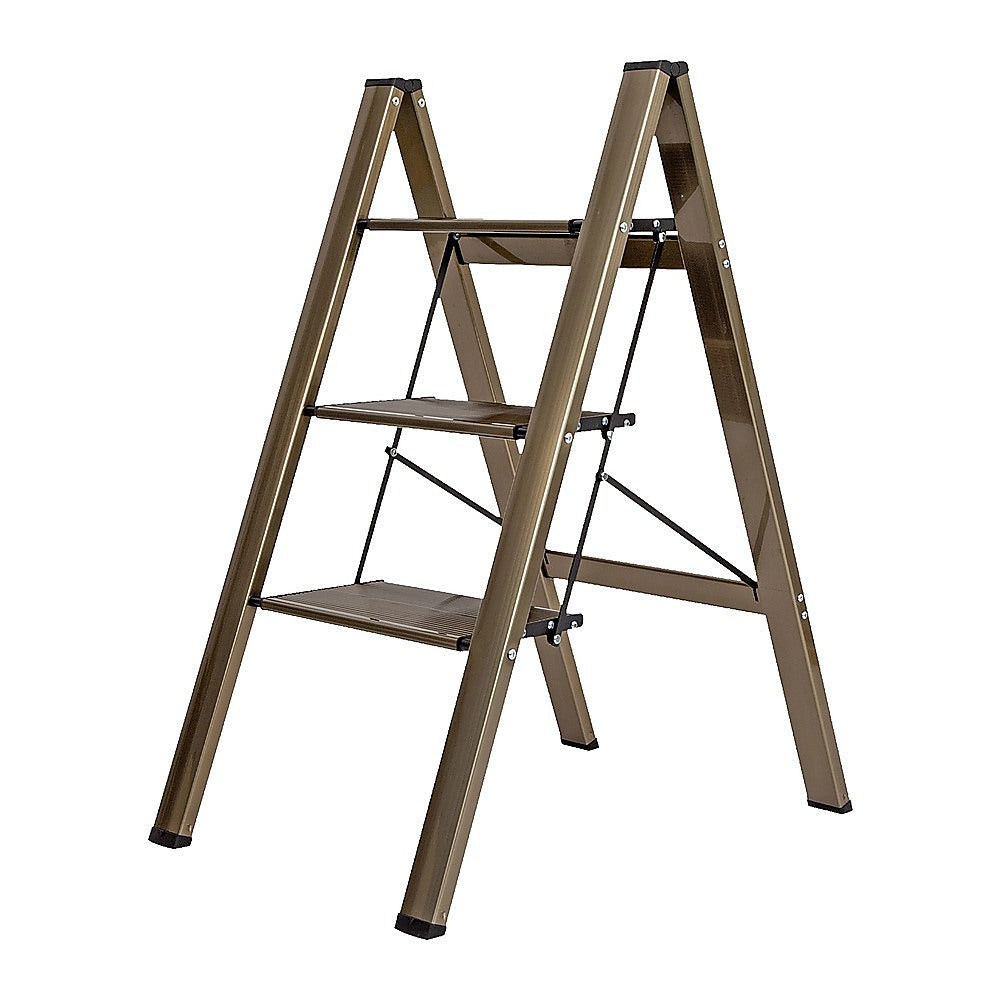 3 Step Ladder Foldable Lightweight – Anti-Slip Safety Stool for Home & Office