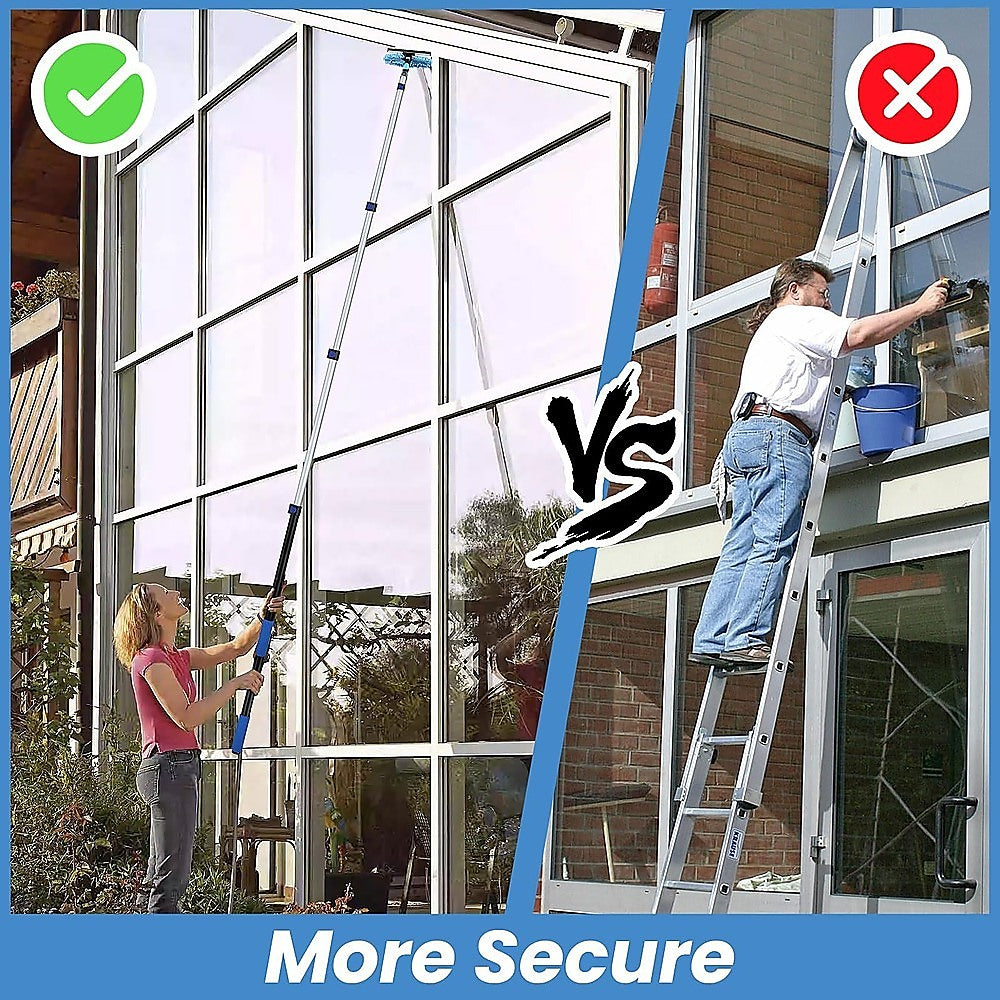 9m Extendable Ceiling Duster Kit – Heavy Duty Telescopic Pole Cleaner