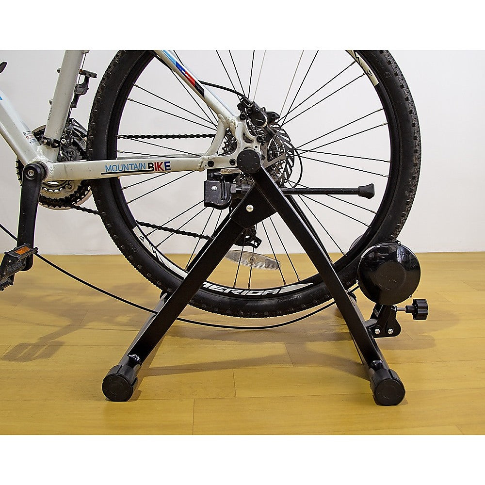 Indoor Bicycle Trainer – Magnetic Stationary Bike Stand for Home Fitness Workouts