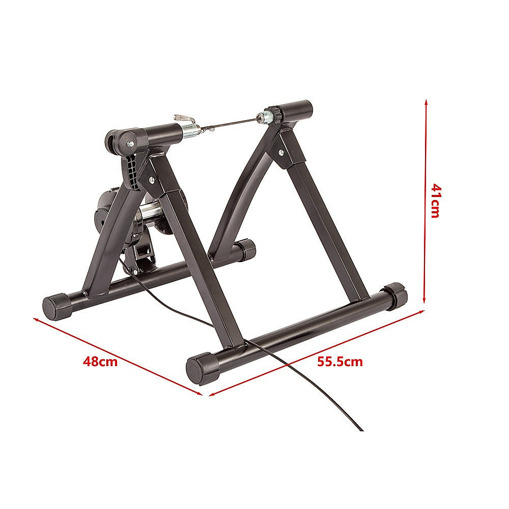 Indoor Bicycle Trainer – Magnetic Stationary Bike Stand for Home Fitness Workouts