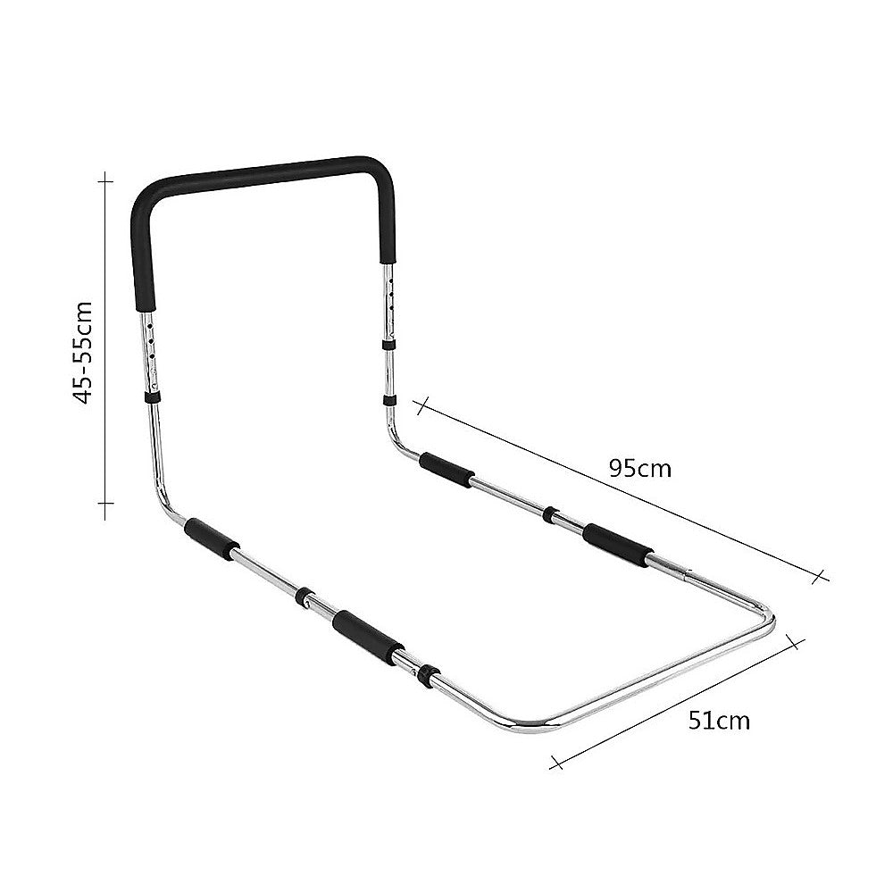 Bed Assist Adjustable Hand Rail – Sturdy Support Aid with 125kg Capacity for Seniors