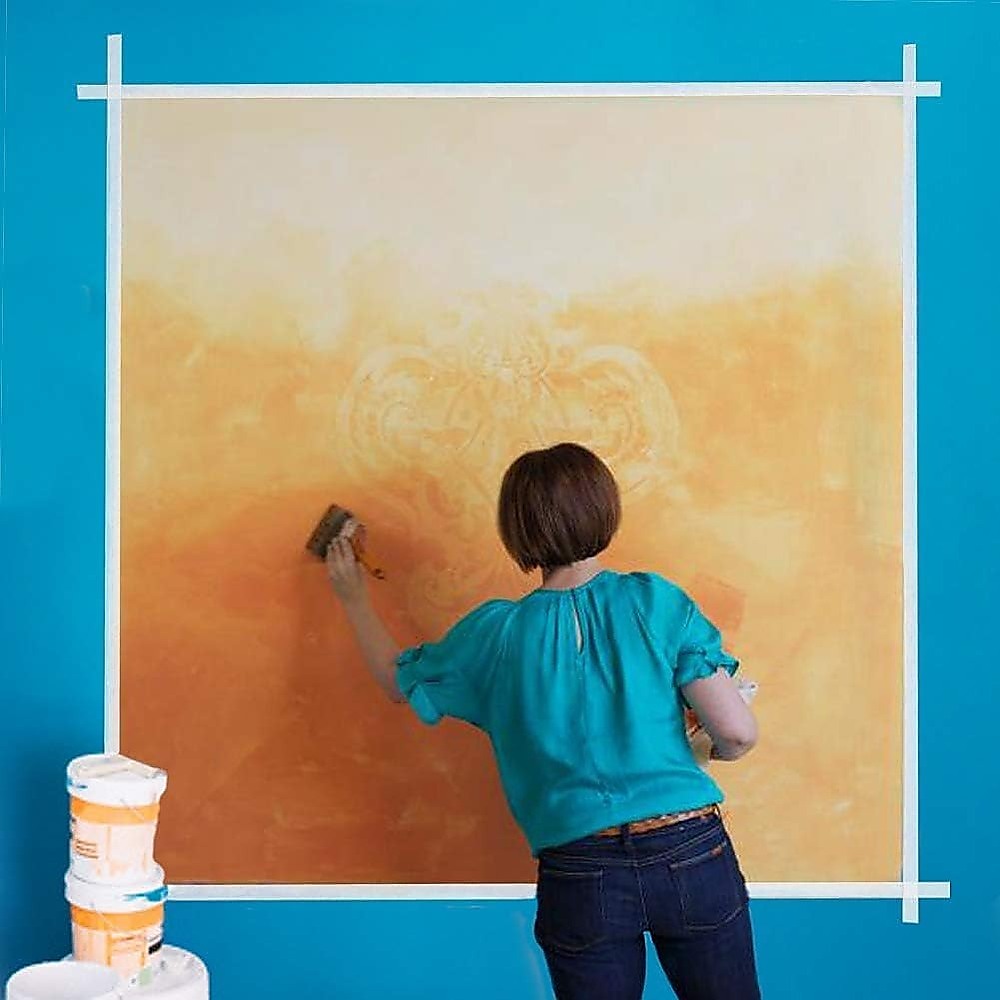 72 x White Masking Tape Rolls – 24mm x 50m Painters Adhesive Tape for Painting