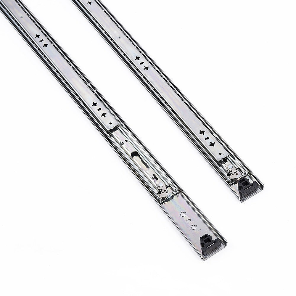 80cm Drawer Runners Pair – Heavy Duty 100kg Locking Slide Rails