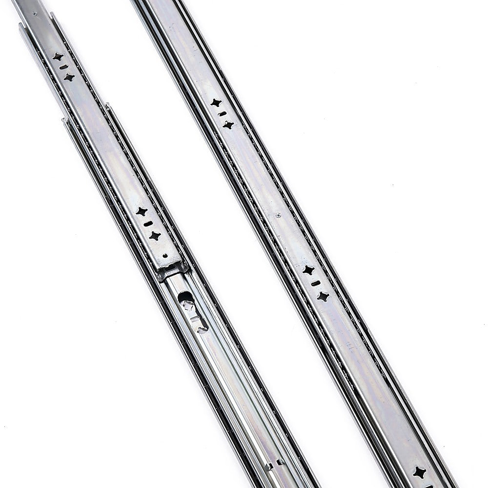 80cm Drawer Runners Pair – Heavy Duty 100kg Locking Slide Rails